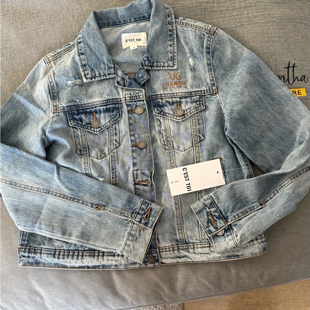 Black Label Denim Jacket - Light Blue